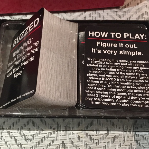 Buzzed Adult Drinking Card Game for 21+ - Picture 3 of 6